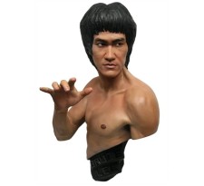 Bruce Lee Lifesize Bust Traditional Black Version